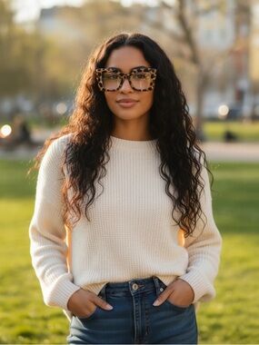 Tortoiseshell Oversized Glasses
